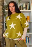 Big Softie Star Short Sleeve Knit Olive